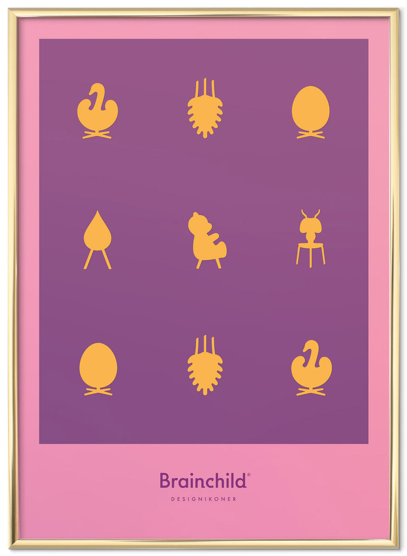 Brainchild – Poster – Designikoner – Rosa