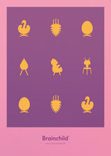 Brainchild – Poster – Designikoner – Rosa