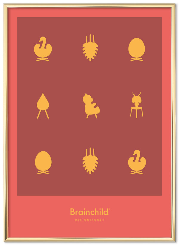 Brainchild – Poster – Designikoner – Röd