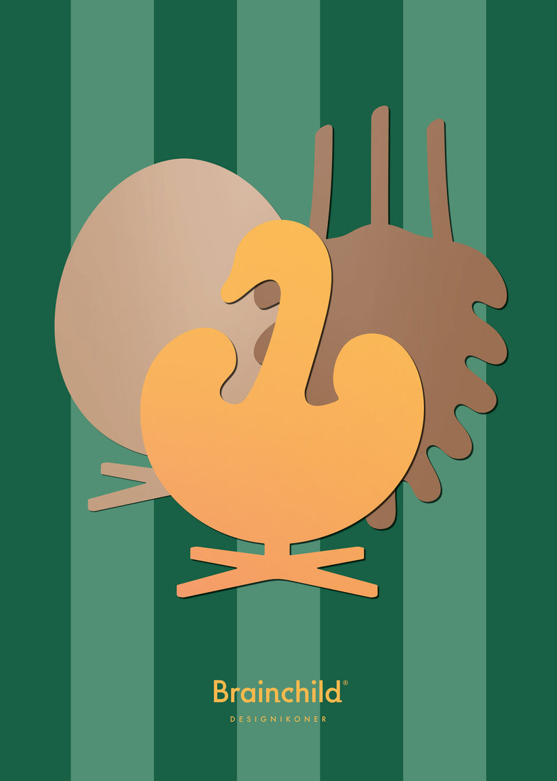 Brainchild – Poster – Designikoner – Grön – Symfoni