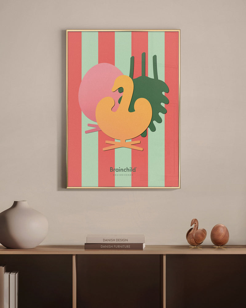 Brainchild – Poster – Designikoner – Röd – Symfoni