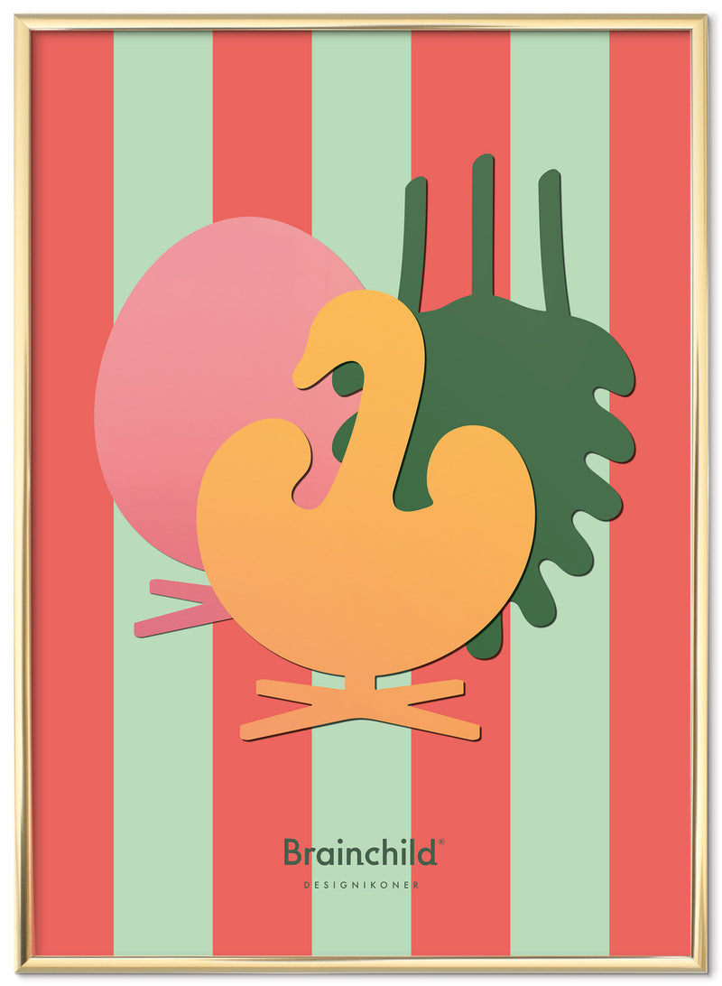 Brainchild – Poster – Designikoner – Röd – Symfoni