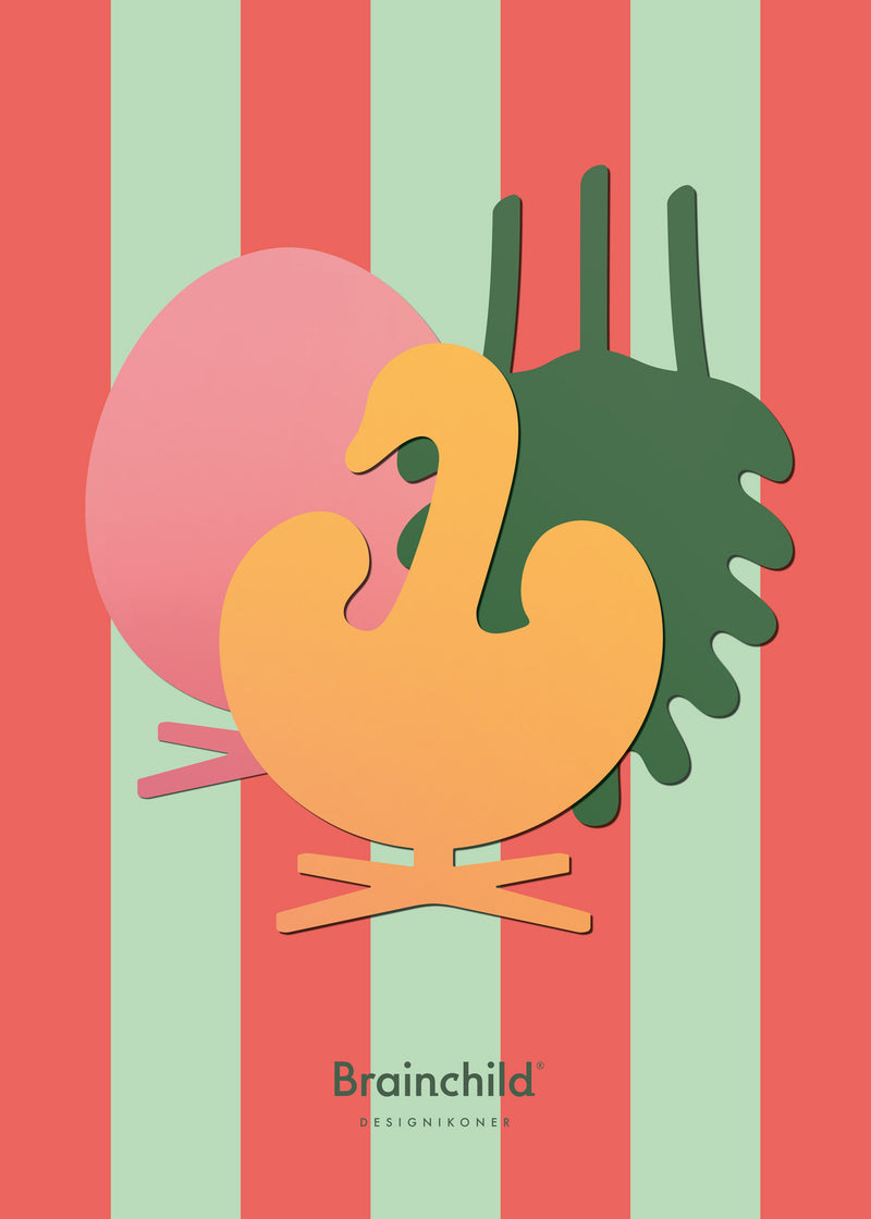Brainchild – Poster – Designikoner – Röd – Symfoni