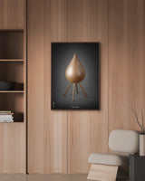 Brainchild – Poster – Klassisk – Svart – Droppen Figur