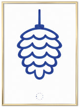 Brainchild – Poster – Akvarell – Vit / Blå – Kotte