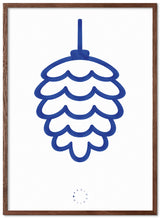 Brainchild – Poster – Akvarell – Vit / Blå – Kotte
