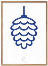 Brainchild – Poster – Akvarell – Vit / Blå – Kotte