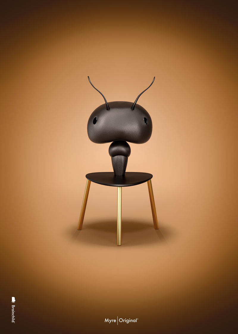 Brainchild – Poster – Klassisk – Brun – Myra