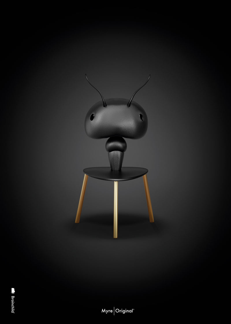 Brainchild – Poster – Klassisk – Svart – Myra