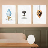 Brainchild – Poster – Klassisk – Vit – Myra