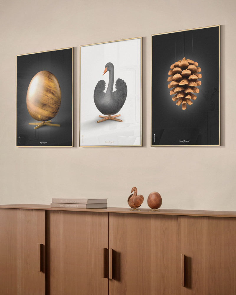 Brainchild – Poster – Klassisk – Vit – Svan