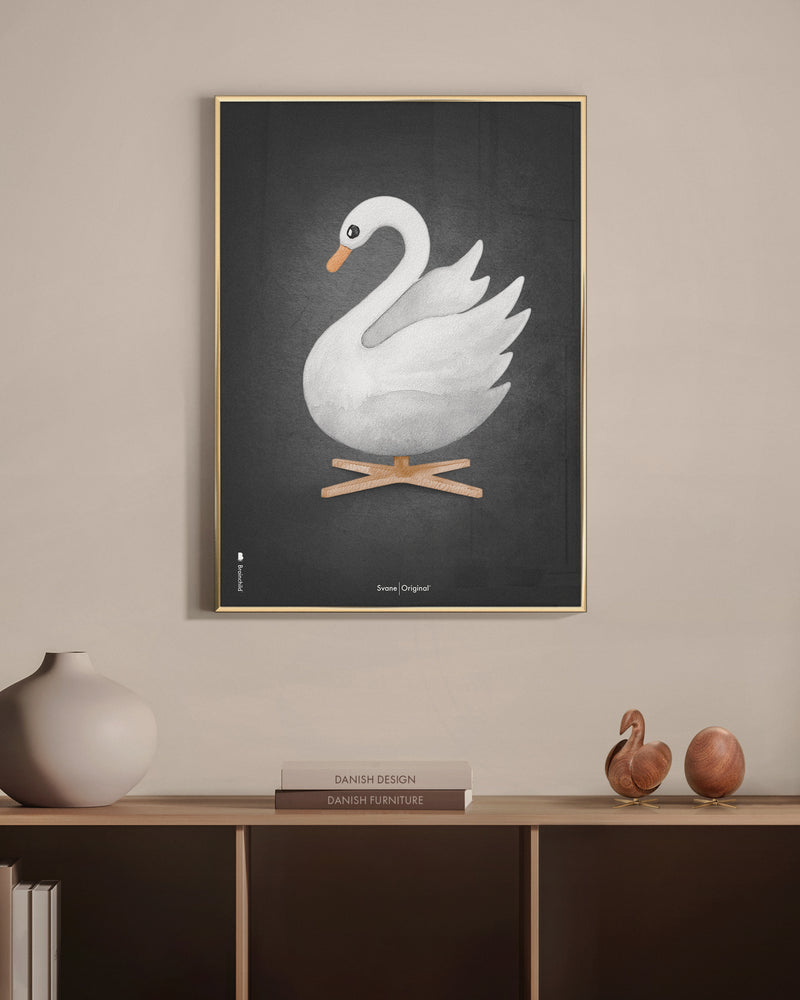 Brainchild – Poster – Akvarell – Svart – Svan