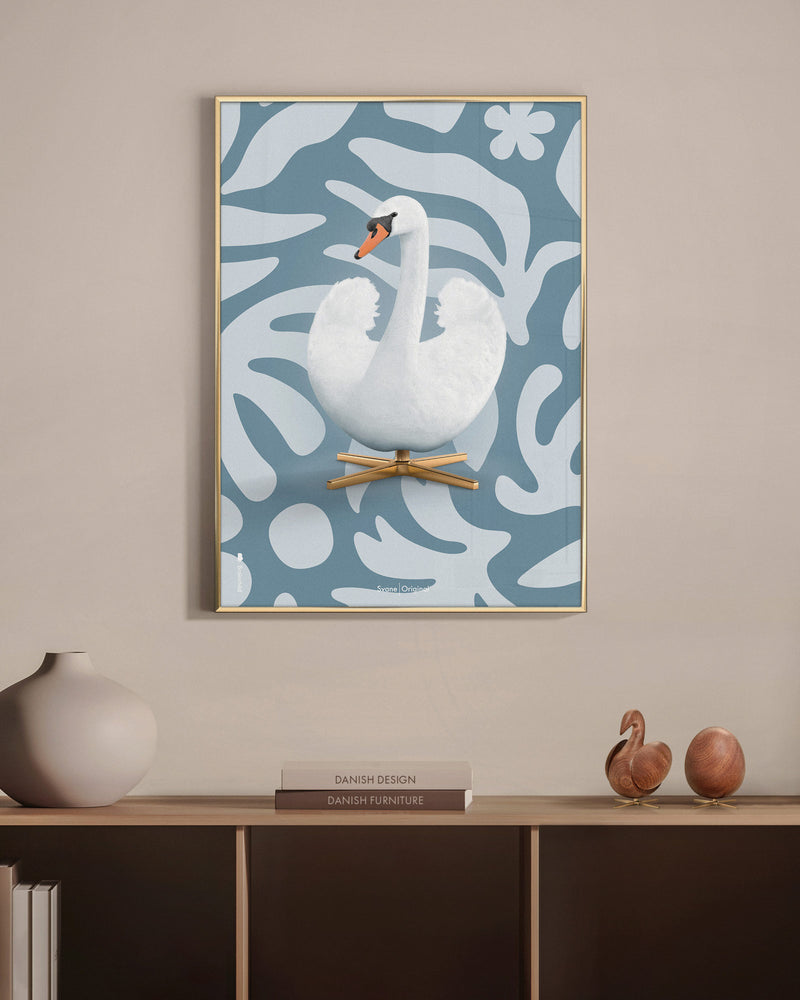 Brainchild – Poster – Flora – Blå – Svan