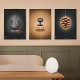 Brainchild – Poster – Klassisk – Brun – Myra