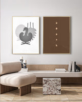 Brainchild – Poster – Designikoner – Brun – Essens