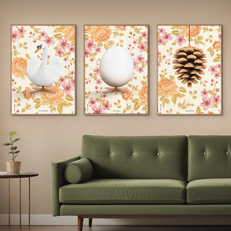 Brainchild – Poster – Flora – Beige – Ägg
