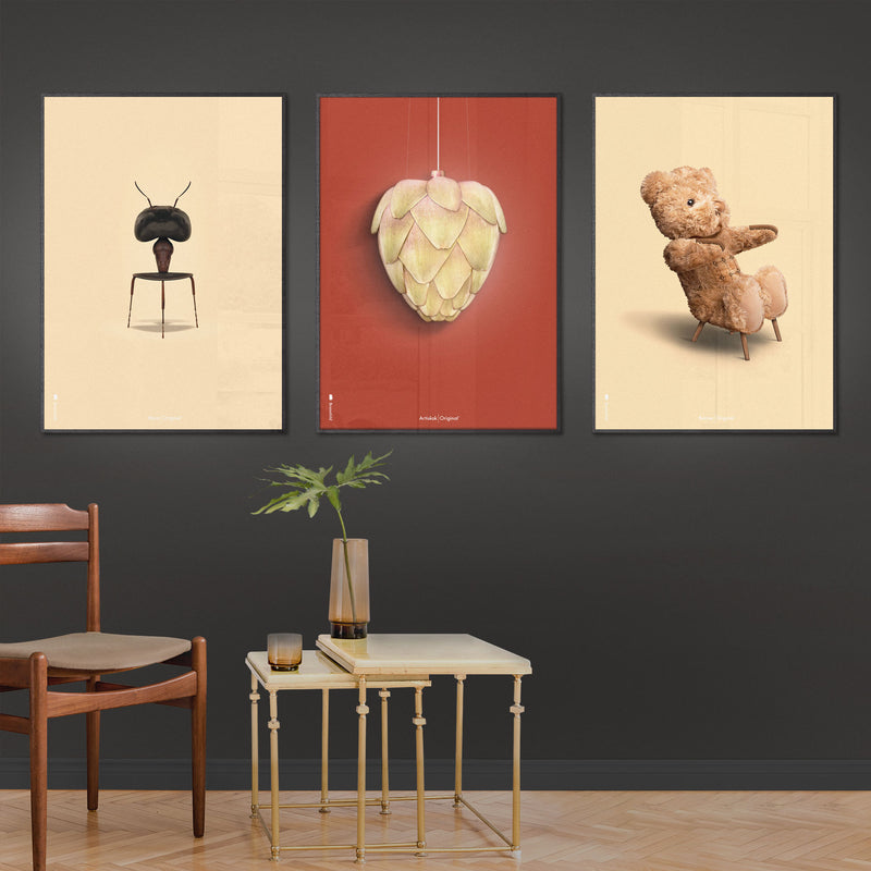 Brainchild – Poster – Klassisk – Röd – Kronärtskocka