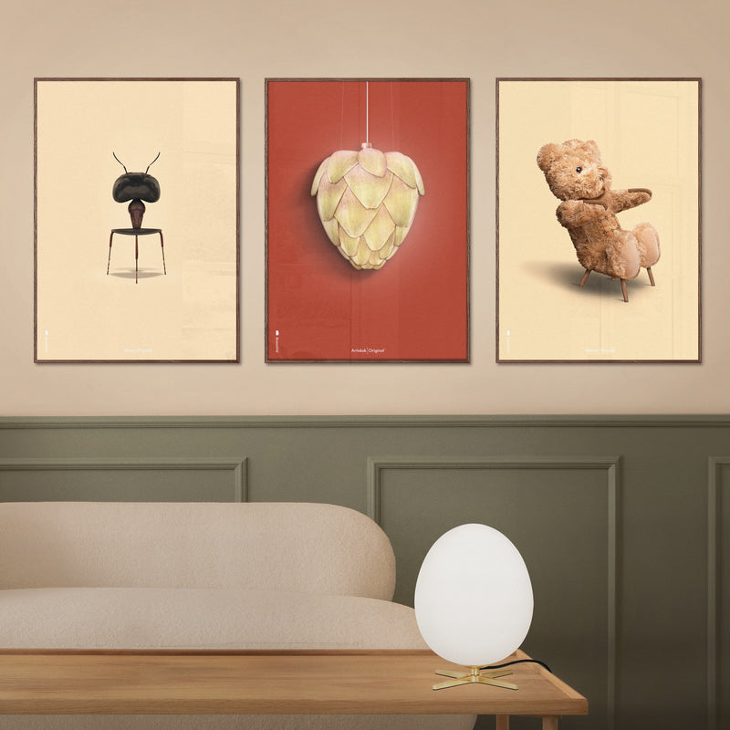 Brainchild – Poster – Klassisk – Röd – Kronärtskocka