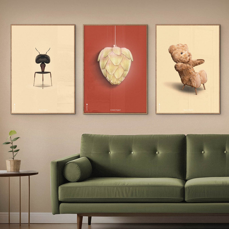 Brainchild – Poster – Klassisk – Röd – Kronärtskocka