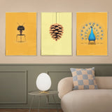 Brainchild – Poster – Klassisk – Gul – Myra