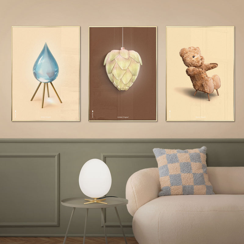 Brainchild – Poster – Klassisk – Brun – Kronärtskocka
