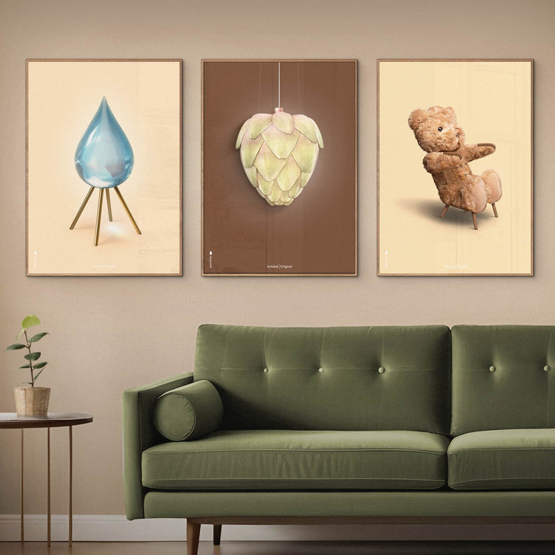 Brainchild – Poster – Klassisk – Brun – Kronärtskocka