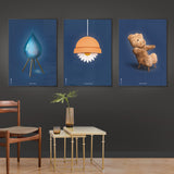 Brainchild – Poster – Klassisk – Mörkblå – Droppe