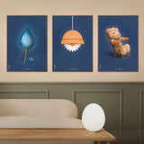 Brainchild – Poster – Klassisk – Mörkblå – Droppe