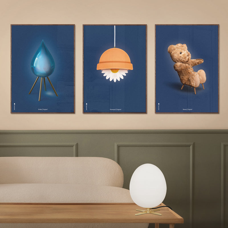 Brainchild – Poster – Klassisk – Mörkblå – Droppe