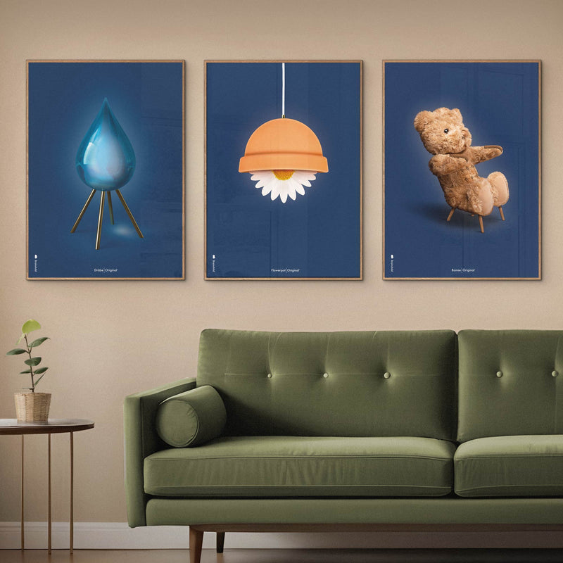 Brainchild – Poster – Klassisk – Mörkblå – Droppe