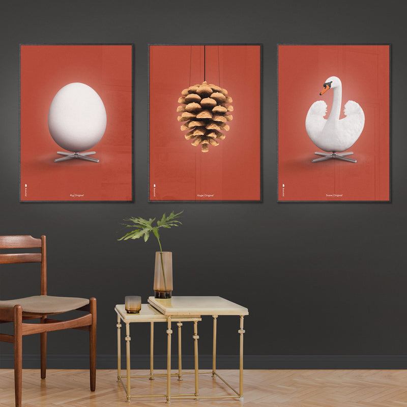 Brainchild – Poster – Klassisk – Röd – Ägg