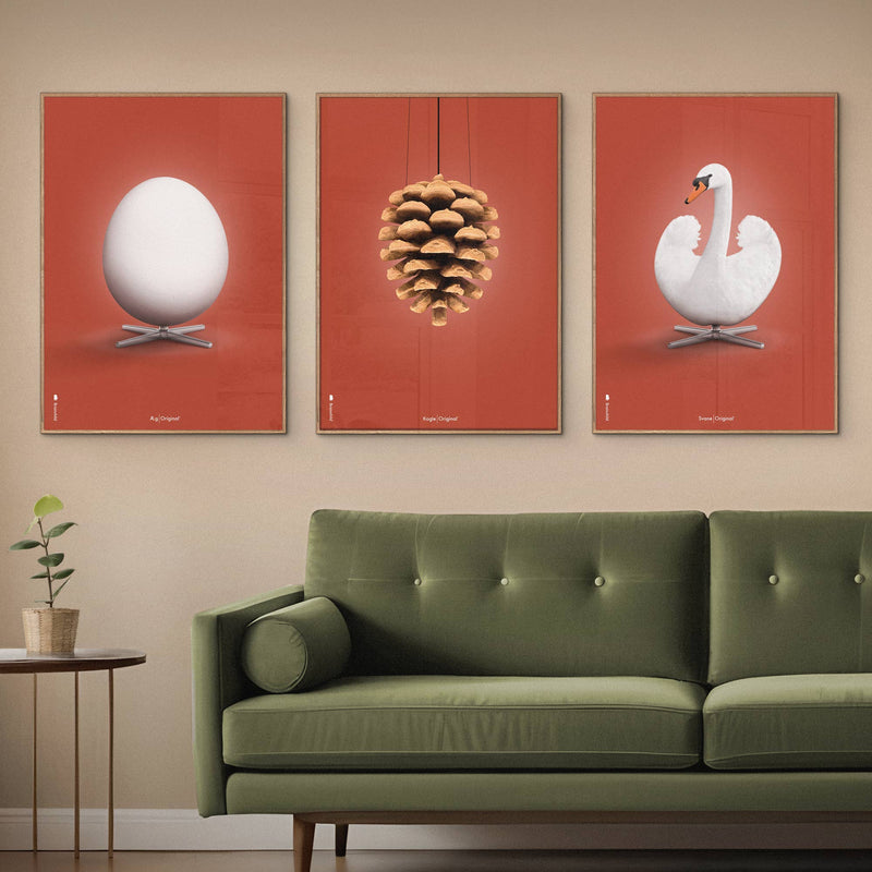 Brainchild – Poster – Klassisk – Röd – Ägg