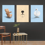 Brainchild – Poster – Klassisk – Ljusblå – Bamse