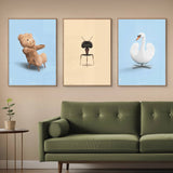 Brainchild – Poster – Klassisk – Ljusblå – Bamse