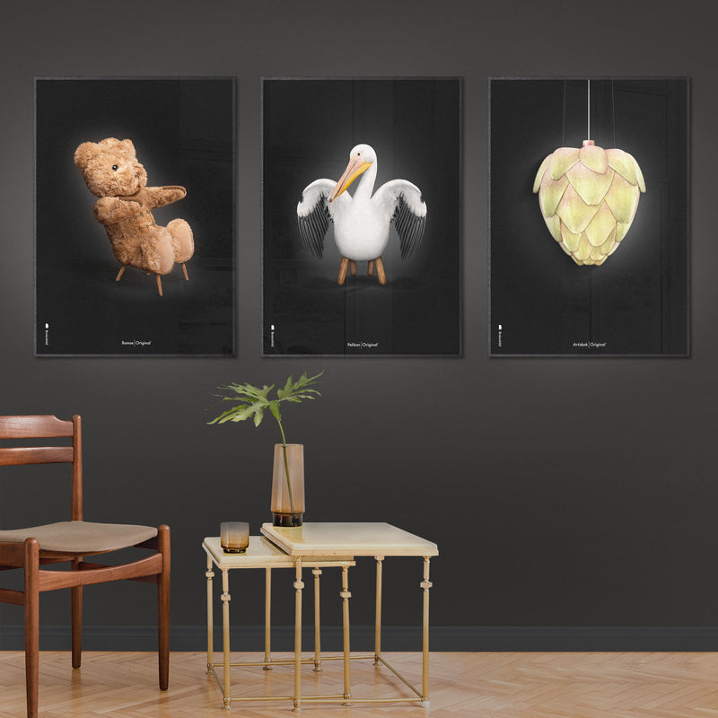 Brainchild – Poster – Klassisk – Svart – Kronärtskocka