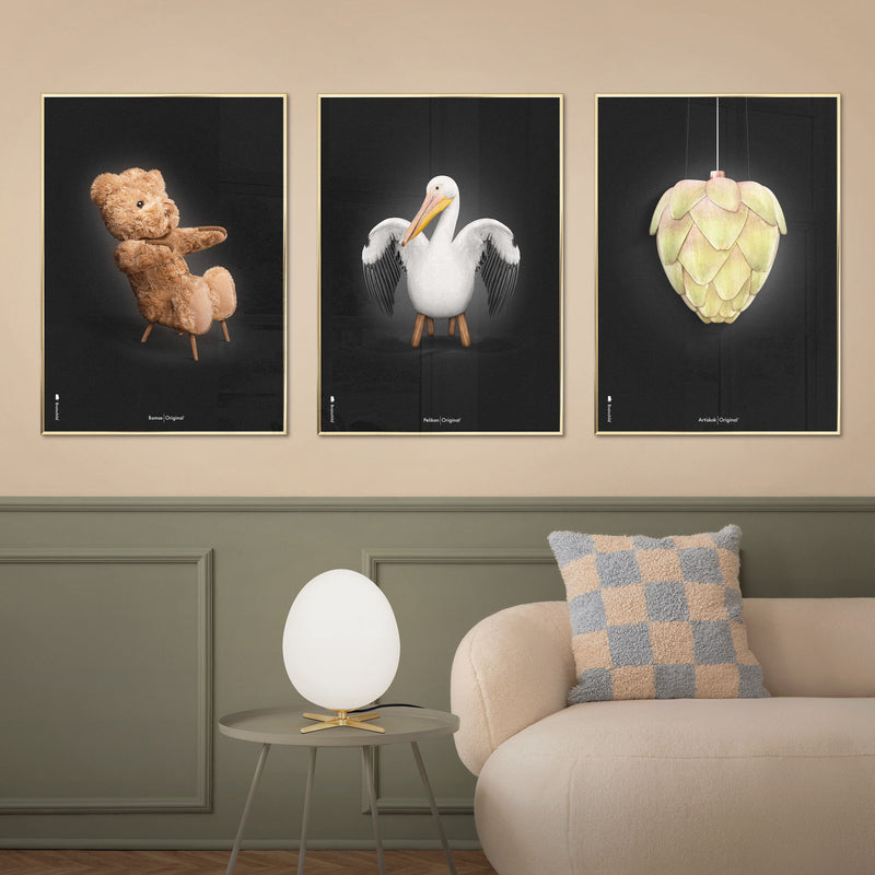 Brainchild – Poster – Klassisk – Svart – Kronärtskocka
