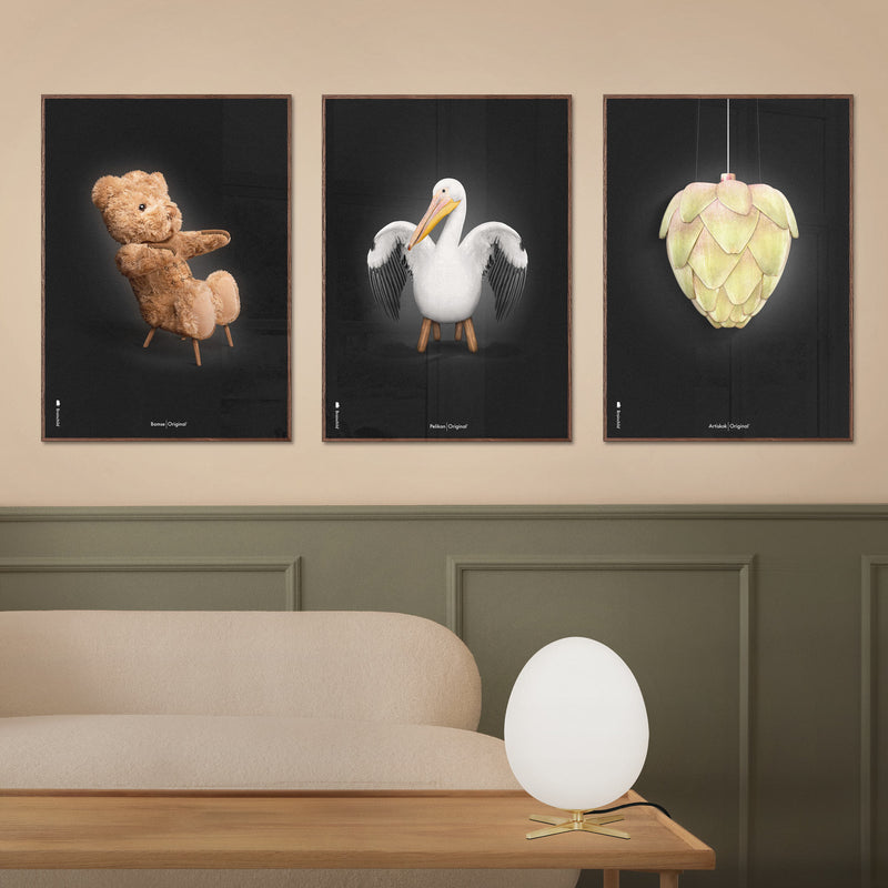 Brainchild – Poster – Klassisk – Svart – Kronärtskocka
