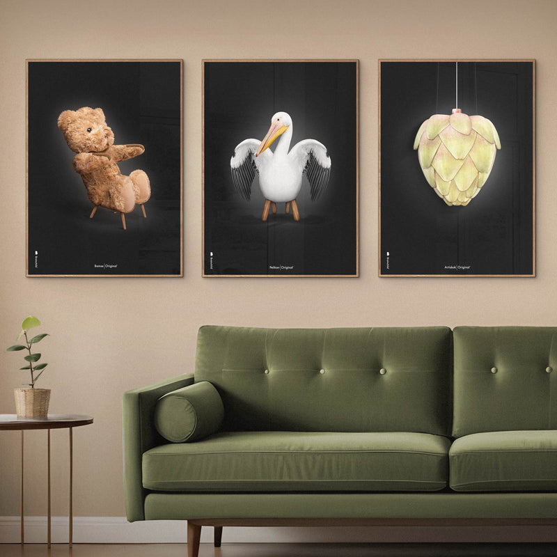 Brainchild – Poster – Klassisk – Svart – Kronärtskocka