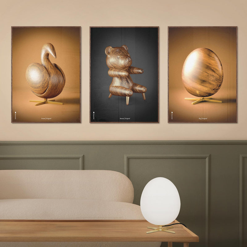 Brainchild – Poster – Klassisk – Svart – Bamse Figur