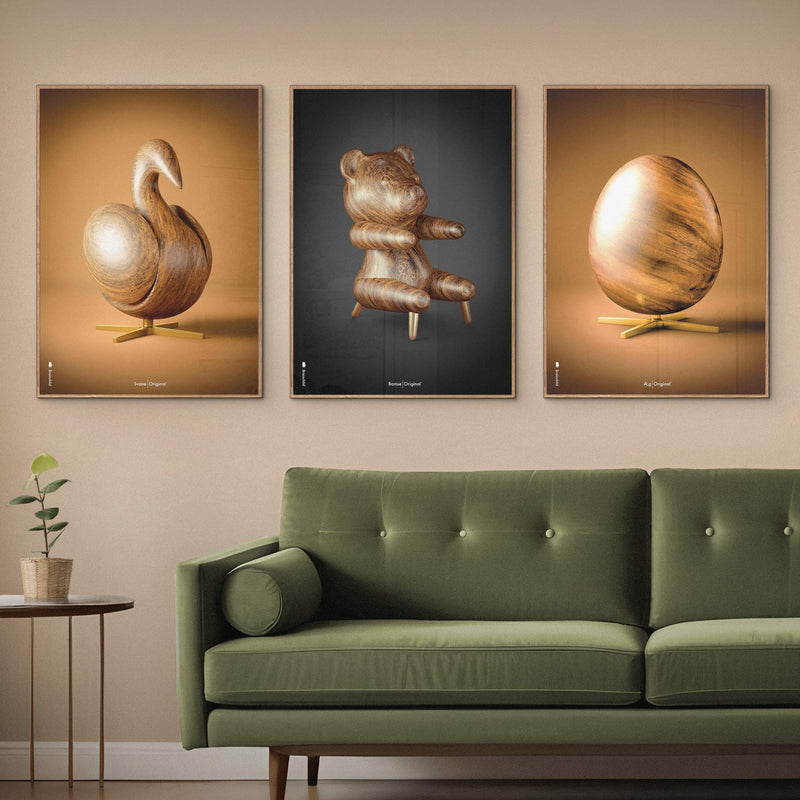 Brainchild – Poster – Klassisk – Svart – Bamse Figur