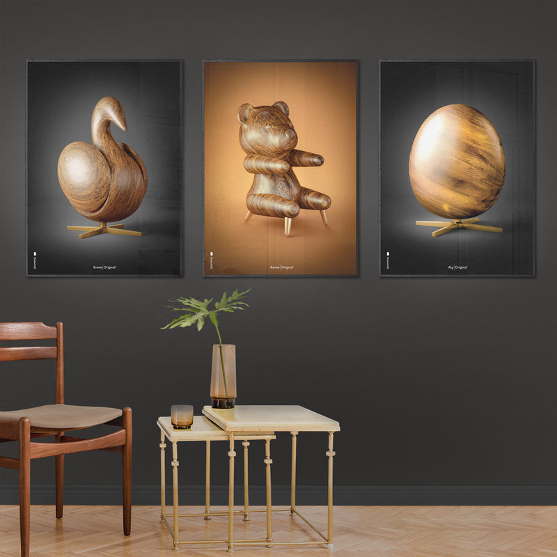 Brainchild – Poster – Klassisk – Brun – Bamse Figur