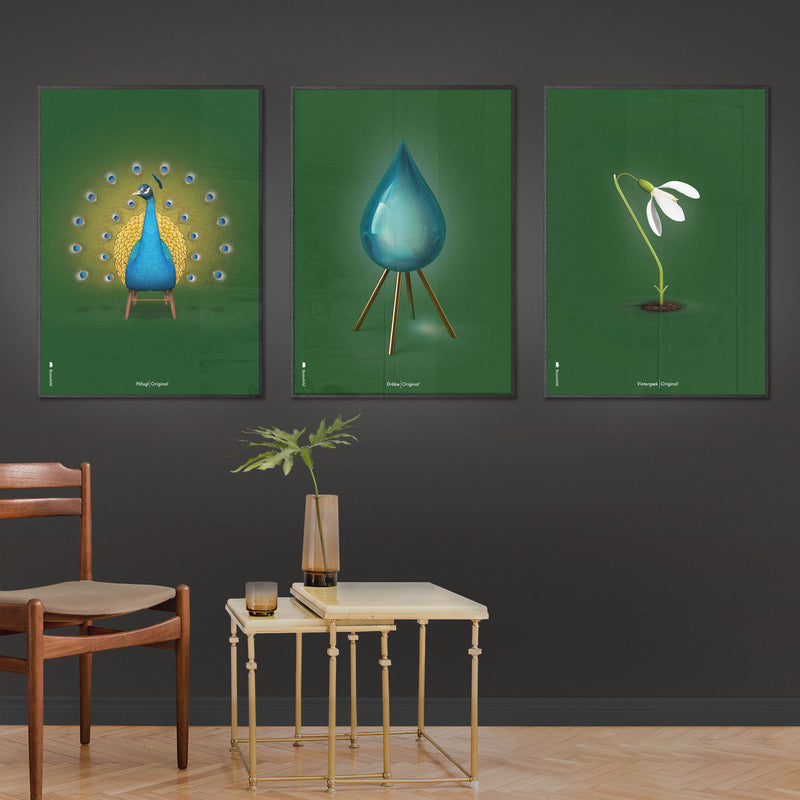 Brainchild – Poster – Klassisk – Grön – Snödroppar
