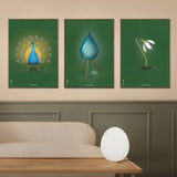 Brainchild – Poster – Klassisk – Grön – Snödroppar
