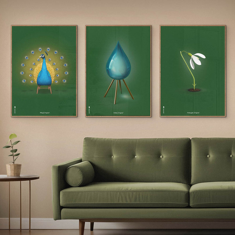 Brainchild – Poster – Klassisk – Grön – Snödroppar