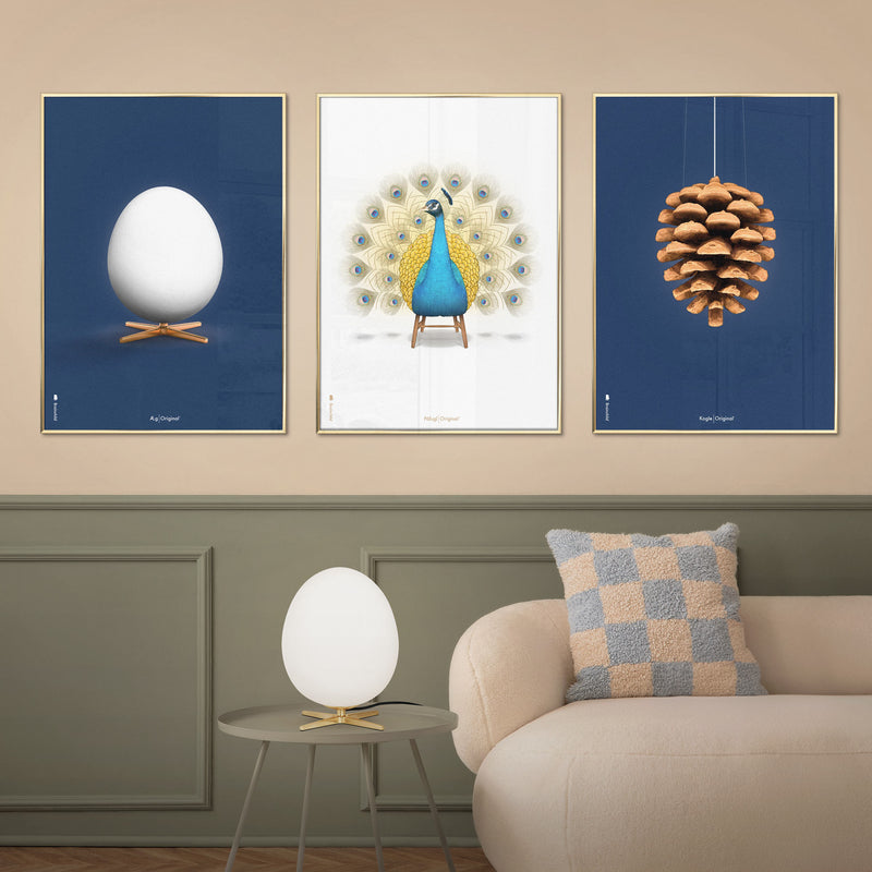 Brainchild – Poster – Klassisk – Mörkblå – Ägg