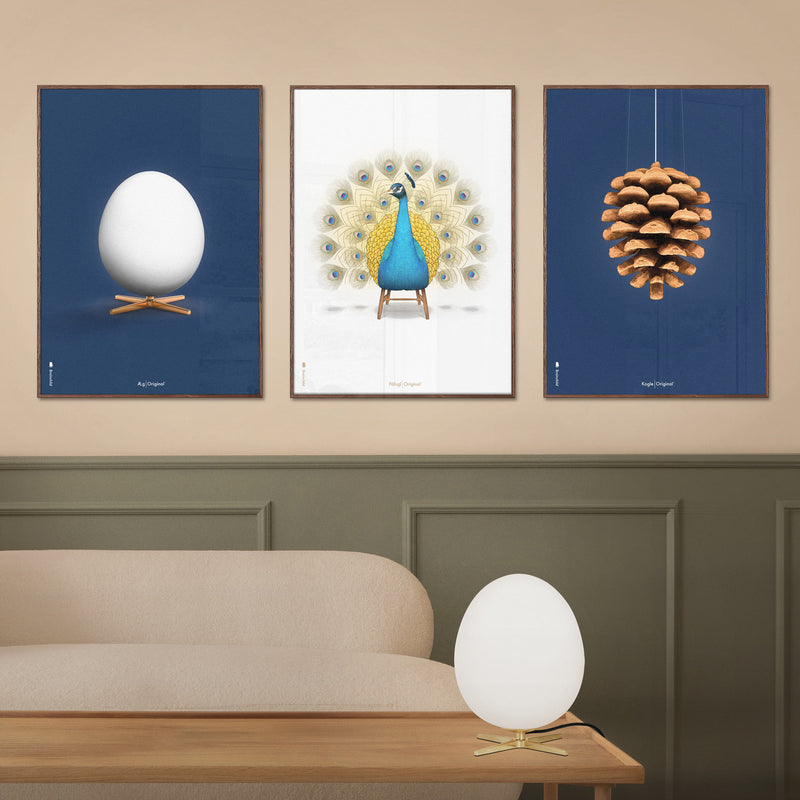 Brainchild – Poster – Klassisk – Vit – Påfågel