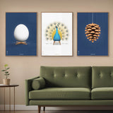 Brainchild – Poster – Klassisk – Mörkblå – Ägg