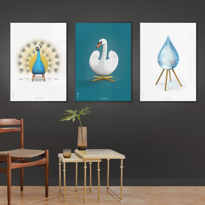 Brainchild – Poster – Klassisk – Petroleumblå – Svan