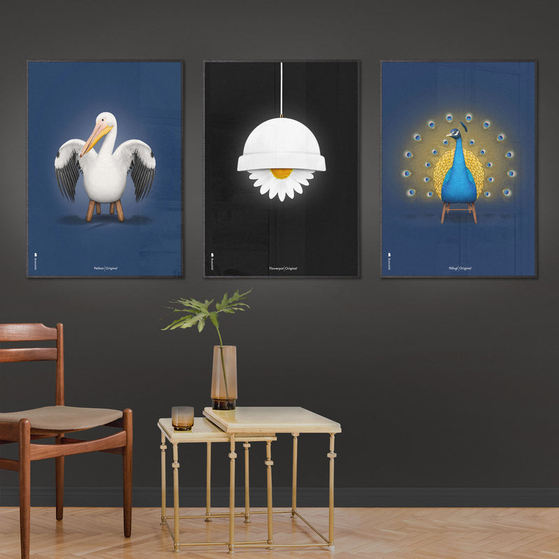 Brainchild – Poster – Klassisk – Mörkblå – Pelikan