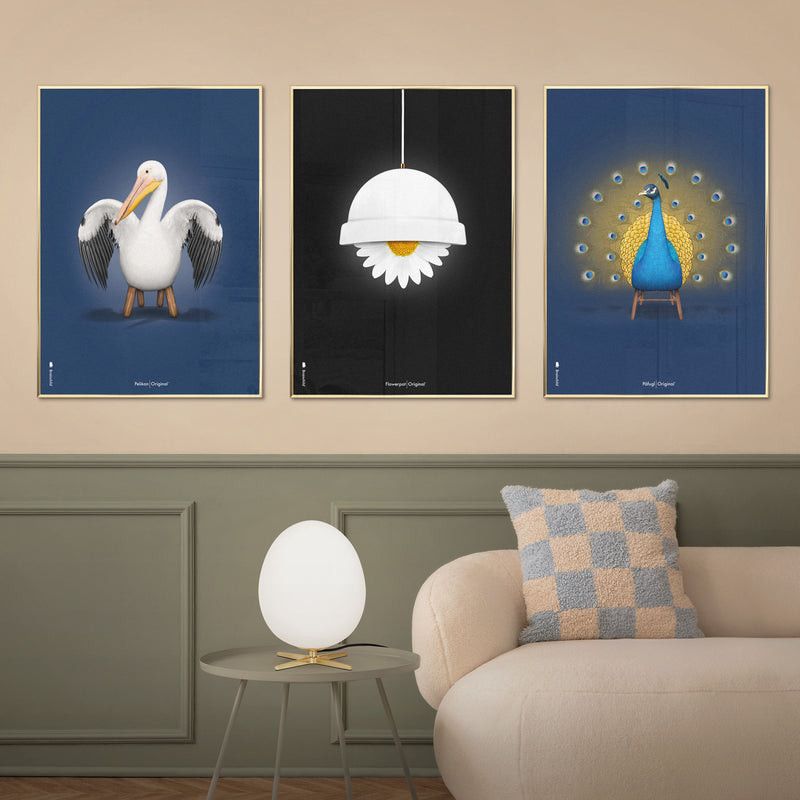 Brainchild – Poster – Klassisk – Mörkblå – Pelikan